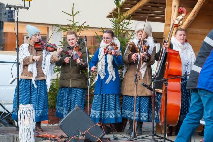 Rozświetlenie choinki na Placu Hoffa